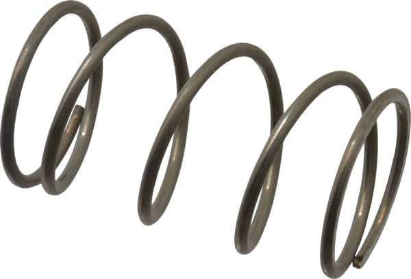 Value Collection - 0.85" OD, 0.062" Wire, 1-1/2" Free Length, Compression Spring - 10.12 Lb Spring Rating, Stainless Steel - Eagle Tool & Supply