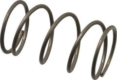 Value Collection - 0.85" OD, 0.062" Wire, 1-1/2" Free Length, Compression Spring - 10.12 Lb Spring Rating, Stainless Steel - Eagle Tool & Supply