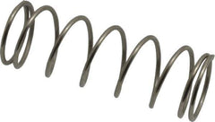 Value Collection - 0.85" OD, 0.062" Wire, 2-1/2" Free Length, Compression Spring - 5.86 Lb Spring Rating, Stainless Steel - Eagle Tool & Supply