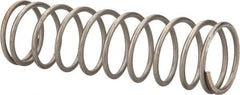 Value Collection - 0.85" OD, 0.072" Wire, 3" Free Length, Compression Spring - 7.96 Lb Spring Rating, Stainless Steel - Eagle Tool & Supply