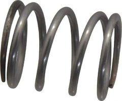 Value Collection - 0.85" OD, 0.08" Wire, 1" Free Length, Compression Spring - 38.53 Lb Spring Rating, Stainless Steel - Eagle Tool & Supply