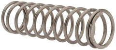 Value Collection - 0.85" OD, 0.08" Wire, 3" Free Length, Compression Spring - 11.4 Lb Spring Rating, Stainless Steel - Eagle Tool & Supply