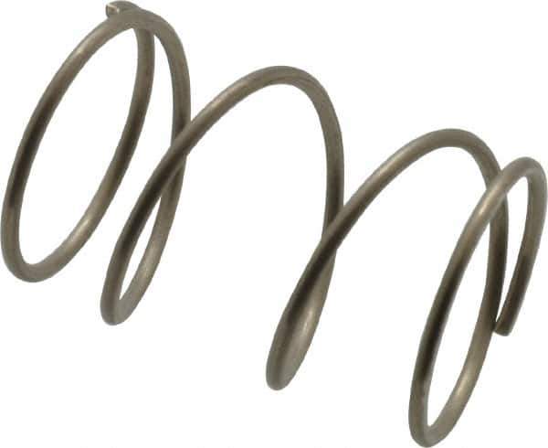 Value Collection - 0.975" OD, 0.062" Wire, 1-1/2" Free Length, Compression Spring - 8.45 Lb Spring Rating, Stainless Steel - Eagle Tool & Supply