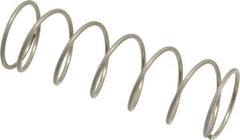 Value Collection - 0.975" OD, 0.062" Wire, 3" Free Length, Compression Spring - 4.04 Lb Spring Rating, Stainless Steel - Eagle Tool & Supply