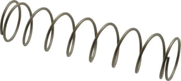 Value Collection - 0.975" OD, 0.062" Wire, 4" Free Length, Compression Spring - 3 Lb Spring Rating, Stainless Steel - Eagle Tool & Supply