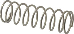 Value Collection - 0.975" OD, 0.08" Wire, 3" Free Length, Compression Spring - 9.31 Lb Spring Rating, Stainless Steel - Eagle Tool & Supply