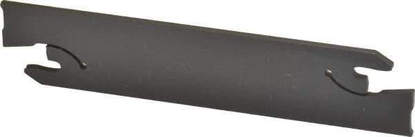 Kennametal - 3/4" Blade Height, 0.0709" Blade Width, 3.3858" OAL, Neutral Cut, Double End Indexable Cut-Off Blade - 20mm Max Depth of Cut, A2BNSN Blade, A2 Cut-Off Series - Eagle Tool & Supply