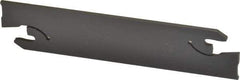 Kennametal - 3/4" Blade Height, 0.0709" Blade Width, 3.3858" OAL, Neutral Cut, Double End Indexable Cut-Off Blade - 20mm Max Depth of Cut, A2BNSN Blade, A2 Cut-Off Series - Eagle Tool & Supply