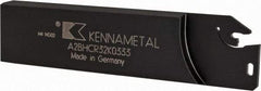Kennametal - 1.2598" Blade Height, 0.315" Blade Width, 4.9213" OAL, Right Hand Cut, Single End Indexable Cut-Off Blade - 33mm Max Depth of Cut, A2BNC Blade, A2 Cut-Off Series - Eagle Tool & Supply