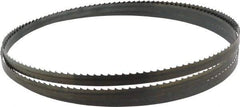 Starrett - 4 TPI, 7' 9-1/2" Long x 1/2" Wide x 0.025" Thick, Welded Band Saw Blade - Carbon Steel, Toothed Edge, Raker Tooth Set, Flexible Back, Contour Cutting - Eagle Tool & Supply