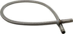 Made in USA - 48" OAL, 1/2" ID, 1,160 Max psi, Flexible Metal Hose Assembly - Eagle Tool & Supply