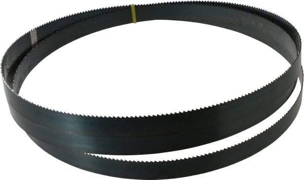 Starrett - 6 TPI, 10' 8" Long x 1" Wide x 0.035" Thick, Welded Band Saw Blade - Carbon Steel, Toothed Edge, Raker Tooth Set, Flexible Back, Contour Cutting - Eagle Tool & Supply