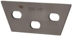 Kennametal - 1/8" Insert Width, Cutoff & Grooving Support Blade for Indexables - 1-1/2" Max Depth of Cut, 1/8" Blade Width - Eagle Tool & Supply