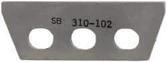 Kennametal - 1/8" Insert Width, Cutoff & Grooving Support Blade for Indexables - 1.12" Max Depth of Cut, 1/8" Blade Width - Eagle Tool & Supply