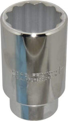 Proto - 3/8" Drive, Deep Hand Socket - 6 Points, 1-3/32" OAL, Chrome Finish - Eagle Tool & Supply