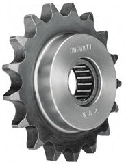 Browning - 1-3/4" Outside Diam, Steel, Chain Idler Sprocket - Chain Size 35 - Eagle Tool & Supply