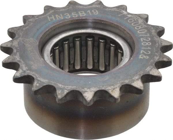 Browning - 2.47" Outside Diam, Steel, Chain Idler Sprocket - Chain Size 35 - Eagle Tool & Supply