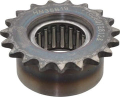 Browning - 2.47" Outside Diam, Steel, Chain Idler Sprocket - Chain Size 35 - Eagle Tool & Supply