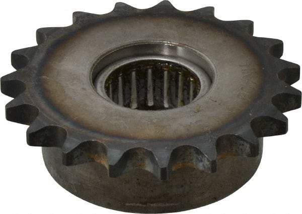 Browning - 3.28" Outside Diam, Steel, Chain Idler Sprocket - Chain Size 40 - Eagle Tool & Supply