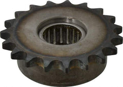 Browning - 3.28" Outside Diam, Steel, Chain Idler Sprocket - Chain Size 40 - Eagle Tool & Supply