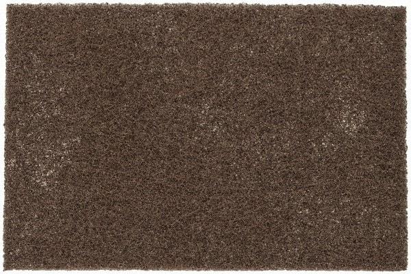 3M - Coarse Grade, Aluminum Oxide Hand Pad - Tan, 6" Wide x 9" Long, Nonwoven - Eagle Tool & Supply