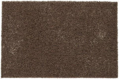 3M - Coarse Grade, Aluminum Oxide Hand Pad - Tan, 6" Wide x 9" Long, Nonwoven - Eagle Tool & Supply