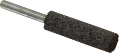 Norton - 1/2" Head Diam x 2" Thickness, W189, Cylinder End, Zirconia Alumina Mounted Point - Very Coarse Grade, 24 Grit, 26,830 RPM - Eagle Tool & Supply