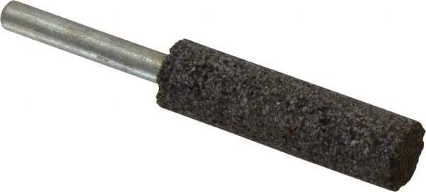 Norton - 7/8" Head Diam x 2" Thickness, A11, Pointed Tree End, Mounted Point - Medium Grade, 80 Grit, 25,420 RPM - Eagle Tool & Supply