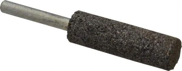 Norton - 5/8" Head Diam x 2" Thickness, W197, Cylinder End, Zirconia Alumina Mounted Point - Very Coarse Grade, 24 Grit, 24,550 RPM - Eagle Tool & Supply