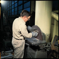 3M - 8" Diam, Aluminum Oxide Hook & Loop Disc - Medium Grade, Coated, Series LC-DH - Eagle Tool & Supply