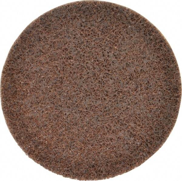 3M - 4-1/2" Diam, Aluminum Oxide Hook & Loop Disc - Coarse Grade, Nonwoven, Series SC-DH - Eagle Tool & Supply