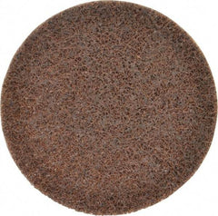 3M - 4-1/2" Diam, Aluminum Oxide Hook & Loop Disc - Coarse Grade, Nonwoven, Series SC-DH - Eagle Tool & Supply