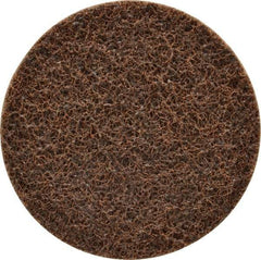 3M - 4" Diam, Aluminum Oxide Hook & Loop Disc - Coarse Grade, Nonwoven, Series SC-DH - Eagle Tool & Supply