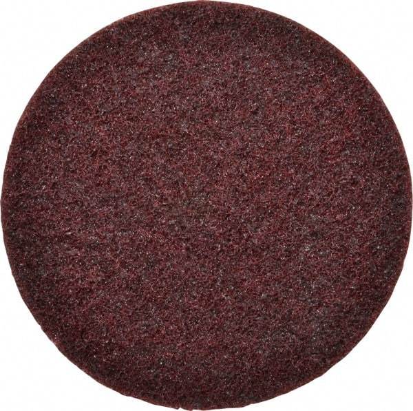 3M - 4-1/2" Diam, Aluminum Oxide Hook & Loop Disc - Medium Grade, Nonwoven, Series SC-DH - Eagle Tool & Supply