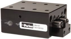 Parker - 81 Lb. Capacity, 6-32 Mount Hole, 1" Travel, Crossed Roller Slide Table - Single Axis, 8 Mounting Holes, 2" Long x 1-3/4" Wide x 1" High - Eagle Tool & Supply