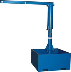 Vestil - 500 Lb Load Capacity, Steel Jib Crane - 8' Span - Eagle Tool & Supply
