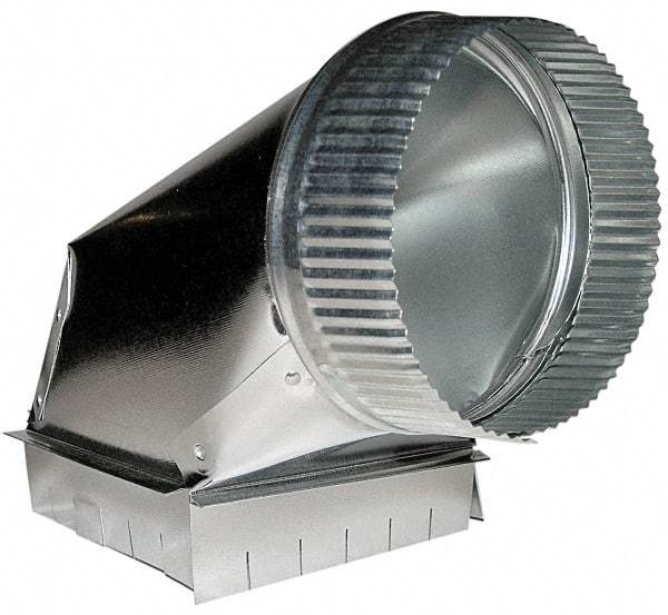 Made in USA - 6" ID Galvanized Duct Square Takeoff - Standard Gage, 35 Piece - Eagle Tool & Supply