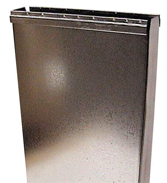 Made in USA - 3-1/4" ID Galvanized Duct Stack - 10" Long x 60" High, Standard Gage, 5 Piece - Eagle Tool & Supply