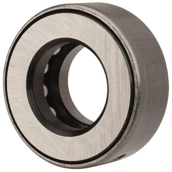 INA Bearing - 3/4" Inside x 1-15/32" Outside Diam, 5/8" Thick, Steel Ball Thrust Bearing - 7,300 Lbs. Static Capacity, 4,250 Max Pressure x Velocity - Eagle Tool & Supply