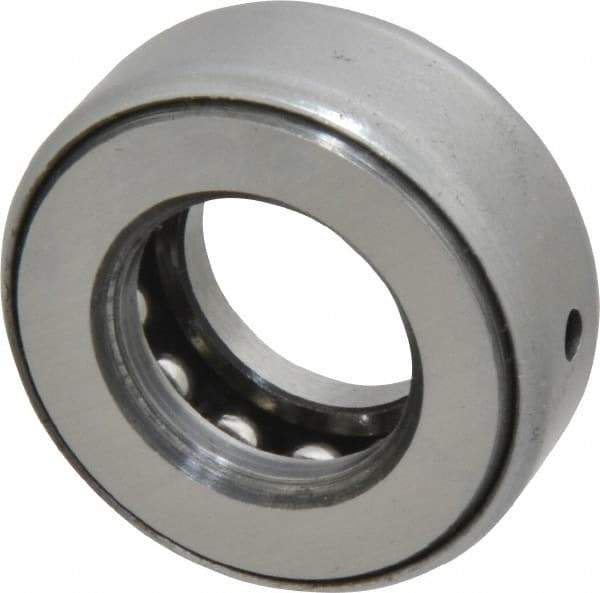 INA Bearing - 3/4" Inside x 1-15/32" Outside Diam, 9/16" Thick, Steel Ball Thrust Bearing - 7,300 Lbs. Static Capacity, 4,250 Max Pressure x Velocity - Eagle Tool & Supply