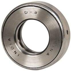 INA Bearing - 1" Inside x 1.969" Outside Diam, 5/8" Thick, Steel Ball Thrust Bearing - 13,100 Lbs. Static Capacity, 6,700 Max Pressure x Velocity - Eagle Tool & Supply