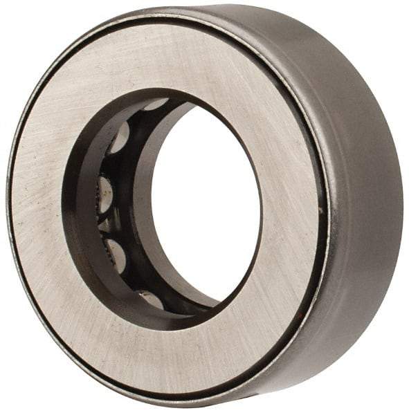 INA Bearing - 1-1/16" Inside x 1.969" Outside Diam, 3/4" Thick, Steel Ball Thrust Bearing - 15,100 Lbs. Static Capacity, 8,500 Max Pressure x Velocity - Eagle Tool & Supply
