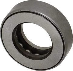 INA Bearing - 1-1/16" Inside x 1.969" Outside Diam, 5/8" Thick, Steel Ball Thrust Bearing - 13,100 Lbs. Static Capacity, 6,700 Max Pressure x Velocity - Eagle Tool & Supply