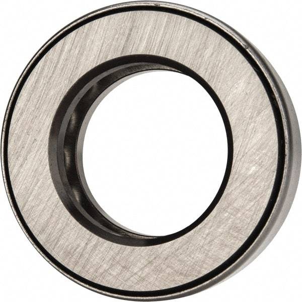 INA Bearing - 1-3/16" Inside x 2-3/32" Outside Diam, 5/8" Thick, Steel Ball Thrust Bearing - 14,000 Lbs. Static Capacity, 6,900 Max Pressure x Velocity - Eagle Tool & Supply