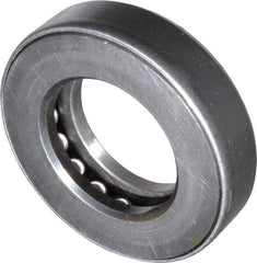 INA Bearing - 1-3/8" Inside x 2-15/32" Outside Diam, 5/8" Thick, Steel Ball Thrust Bearing - 16,600 Lbs. Static Capacity, 7,300 Max Pressure x Velocity - Eagle Tool & Supply