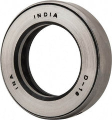 INA Bearing - 1-9/16" Inside x 2-19/32" Outside Diam, 5/8" Thick, Steel Ball Thrust Bearing - 18,300 Lbs. Static Capacity, 7,700 Max Pressure x Velocity - Eagle Tool & Supply