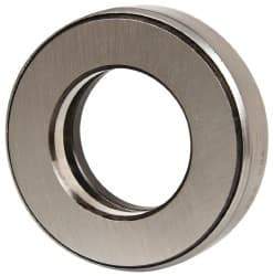 INA Bearing - 1-5/8" Inside x 2.969" Outside Diam, 13/16" Thick, Steel Ball Thrust Bearing - 25,000 Lbs. Static Capacity, 10,300 Max Pressure x Velocity - Eagle Tool & Supply