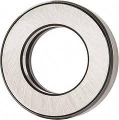 INA Bearing - 1-3/4" Inside x 3-3/32" Outside Diam, 13/16" Thick, Steel Ball Thrust Bearing - 26,500 Lbs. Static Capacity, 10,600 Max Pressure x Velocity - Eagle Tool & Supply