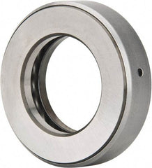 INA Bearing - 1-7/8" Inside x 3-7/32" Outside Diam, 13/16" Thick, Steel Ball Thrust Bearing - 27,500 Lbs. Static Capacity, 10,800 Max Pressure x Velocity - Eagle Tool & Supply