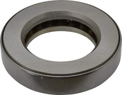 INA Bearing - 2-1/8" Inside x 3-19/32" Outside Diam, 13/16" Thick, Steel Ball Thrust Bearing - 30,000 Lbs. Static Capacity, 11,100 Max Pressure x Velocity - Eagle Tool & Supply